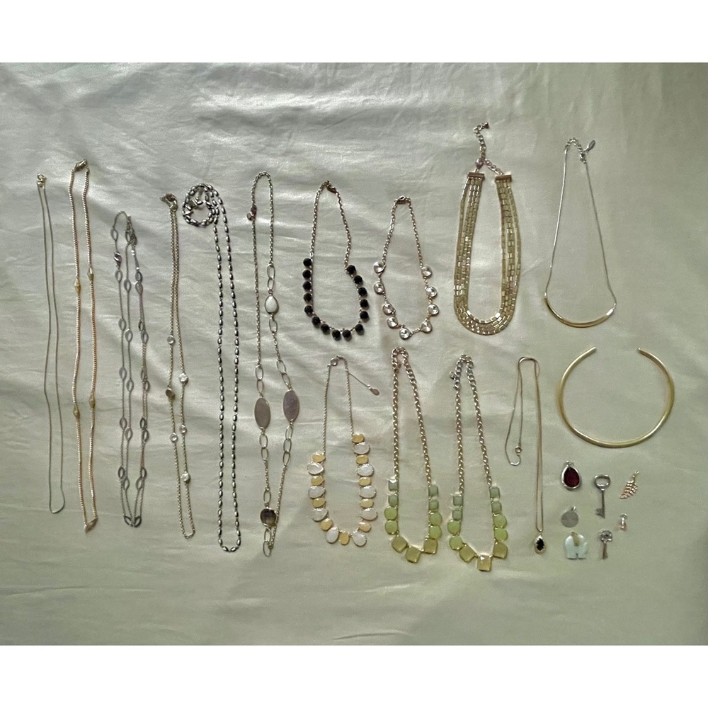 Set of 15 Necklaces + Extra Charms